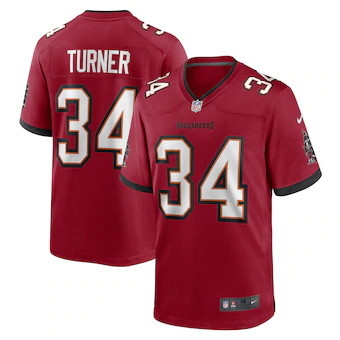 mens nike nolan turner red tampa bay buccaneers game player